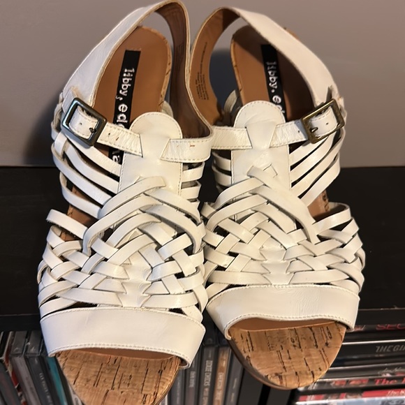 Libby.edelman white strappy heels - Picture 3 of 3